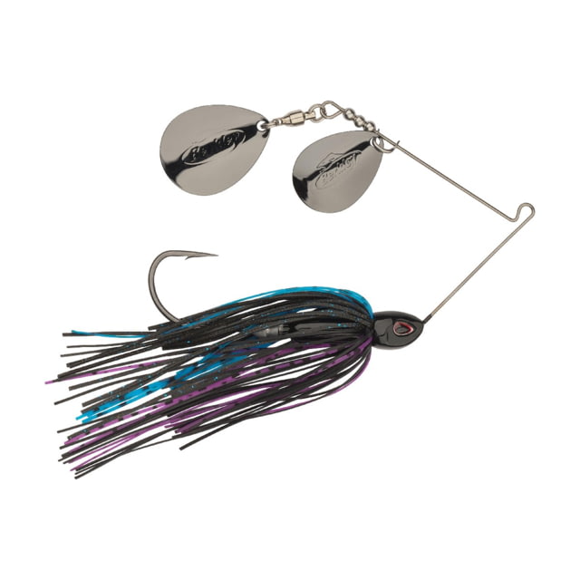 Berkley Berkley Power Blade Compact Double Colorado Spinnerbait 1/2oz BL Special/Black Nickel + Black Nickel