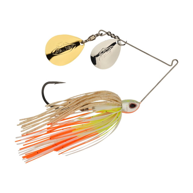 Berkley Berkley Power Blade Compact Double Colorado Spinnerbait 1/2oz Coleslaw/Silver + Gold