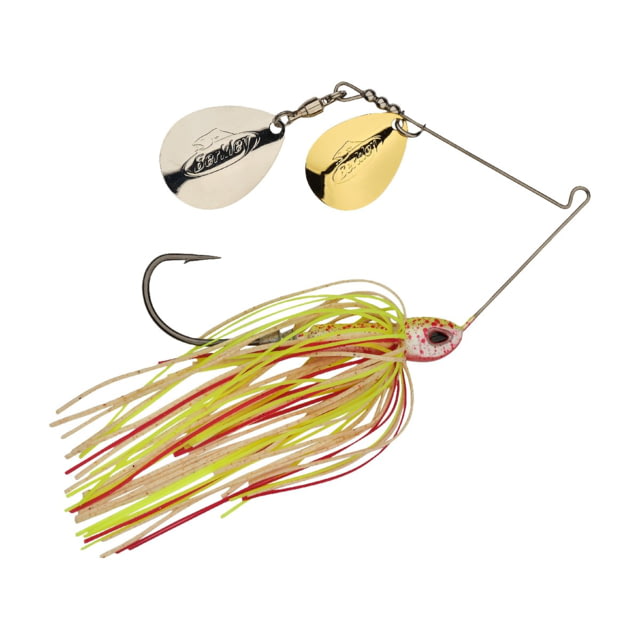 Berkley Berkley Power Blade Compact Double Colorado Spinnerbait 1/2oz Hot Slaw/Gold + Silver