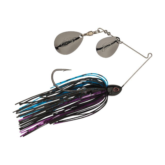 Berkley Berkley Power Blade Compact Double Colorado Spinnerbait 3/8oz BL Special/Black Nickel + Black Nickel