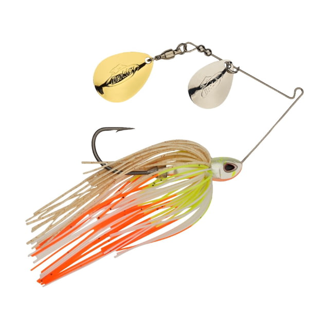 Berkley Berkley Power Blade Compact Double Colorado Spinnerbait 3/8oz Coleslaw/Silver + Gold