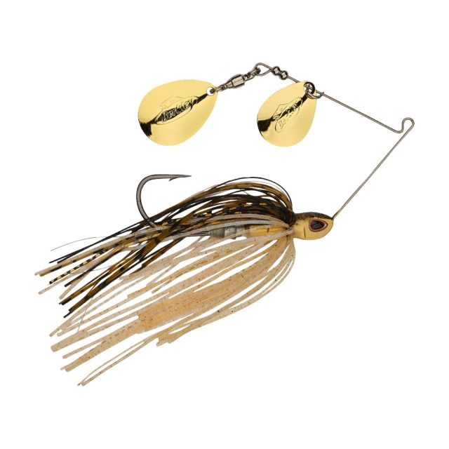 Berkley Berkley Power Blade Compact Double Colorado Spinnerbait 3/8oz Golden Shiner/Gold + Gold