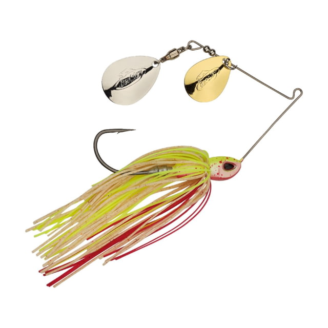 Berkley Berkley Power Blade Compact Double Colorado Spinnerbait 3/8oz Hot Slaw/Gold + Silver