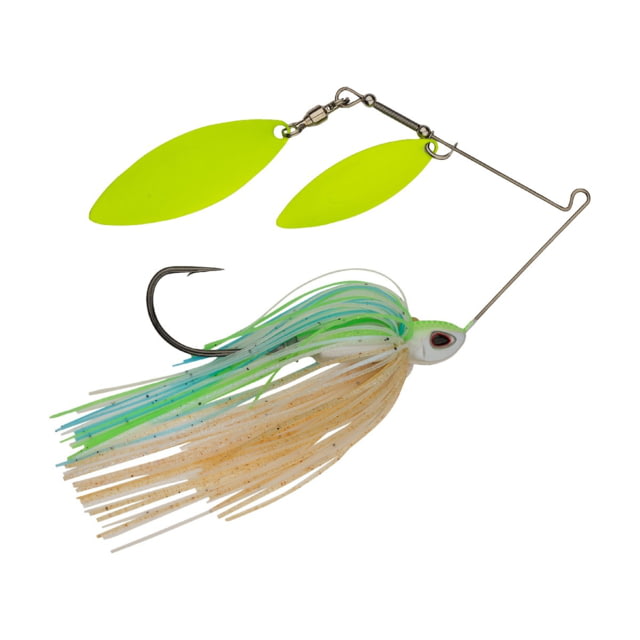Berkley Berkley Power Blade Compact Double Williw Spinnerbait 1/2oz Pretty One/Chartreuse + Chartreuse