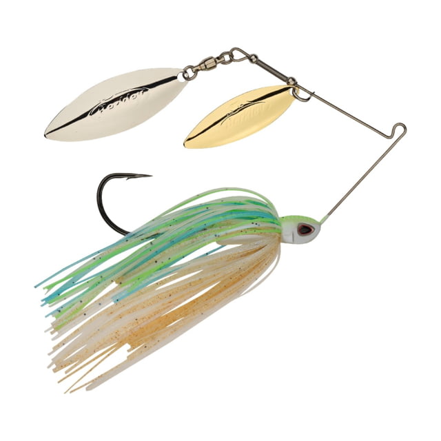 Berkley Berkley Power Blade Compact Double Williw Spinnerbait 1/2oz Pretty One/Gold + Silver