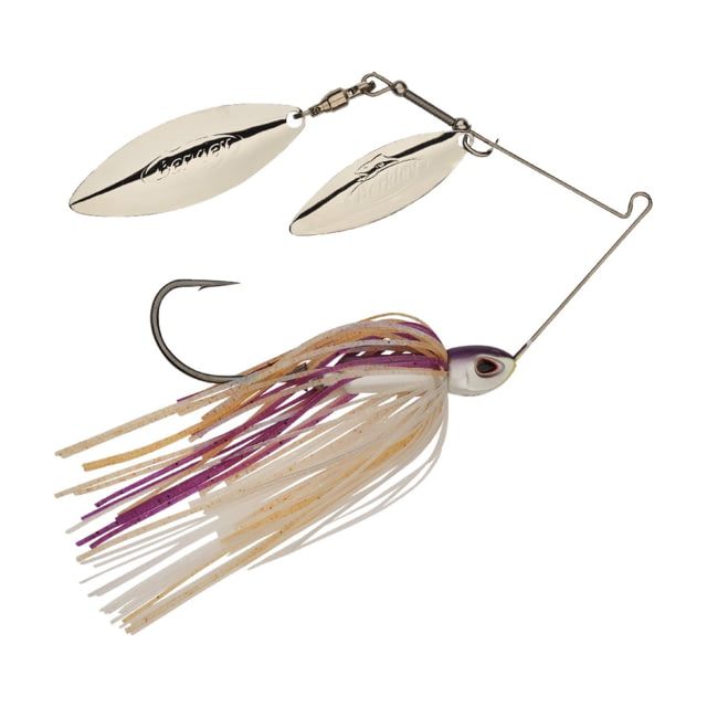 Berkley Berkley Power Blade Compact Double Williw Spinnerbait 1/2oz Purple Rain/Silver + Silver