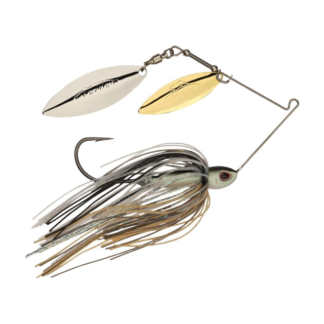 Berkley Berkley Power Blade Compact Double Williw Spinnerbait 1/2oz Shad Spawn/Gold + Silver