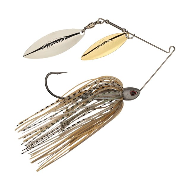 Berkley Berkley Power Blade Compact Double Williw Spinnerbait 1/2oz Silver Bullet/Gold + Silver
