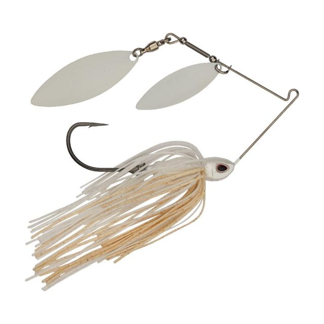 Berkley Berkley Power Blade Compact Double Williw Spinnerbait 1/2oz White/White + White
