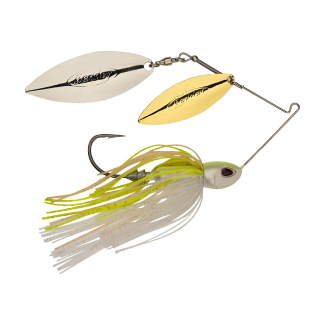 Berkley Berkley Power Blade Compact Double Williw Spinnerbait 1oz E2 Magic/Gold + Silver