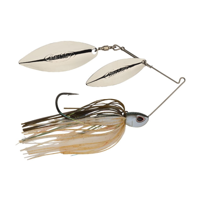 Berkley Power Blade Compact Double Williw Spinnerbait 1oz Herring/Silver + Silver