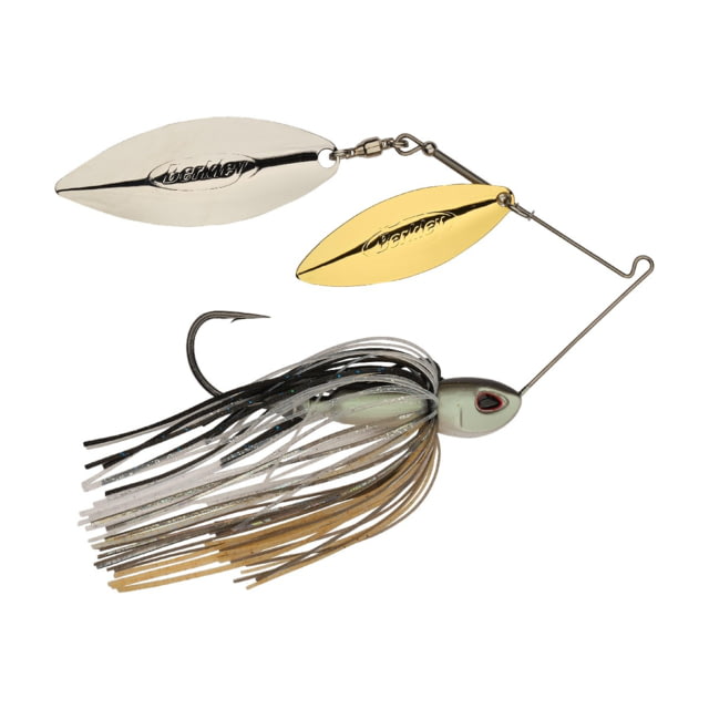 Berkley Power Blade Compact Double Williw Spinnerbait 1oz Shad Spawn/Gold + Silver