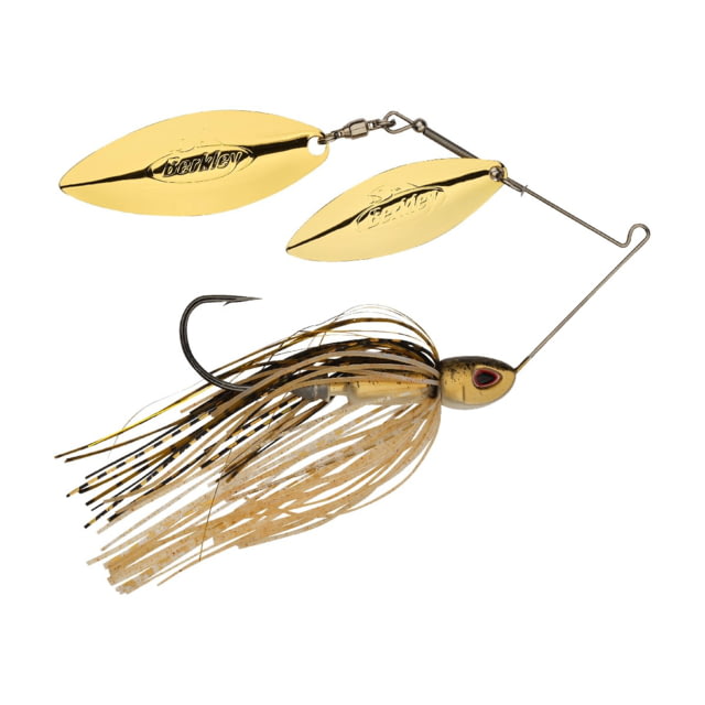Berkley Berkley Power Blade Compact Double Williw Spinnerbait 3/4oz Golden Shiner/Gold + Gold
