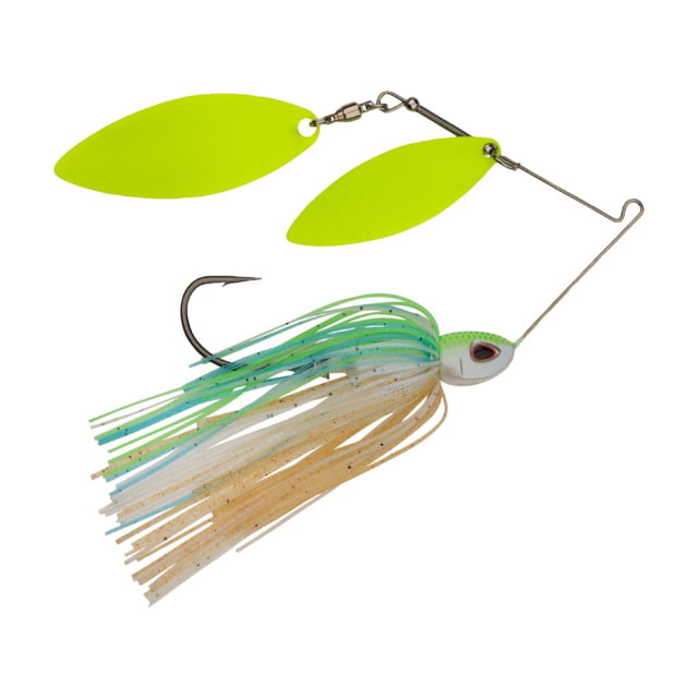 Berkley Berkley Power Blade Compact Double Williw Spinnerbait 3/4oz Pretty One/Chartreuse + Chartreuse