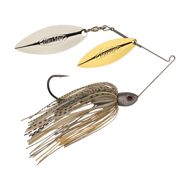 Berkley Berkley Power Blade Compact Double Williw Spinnerbait 3/4oz Silver Bullet/Gold + Silver