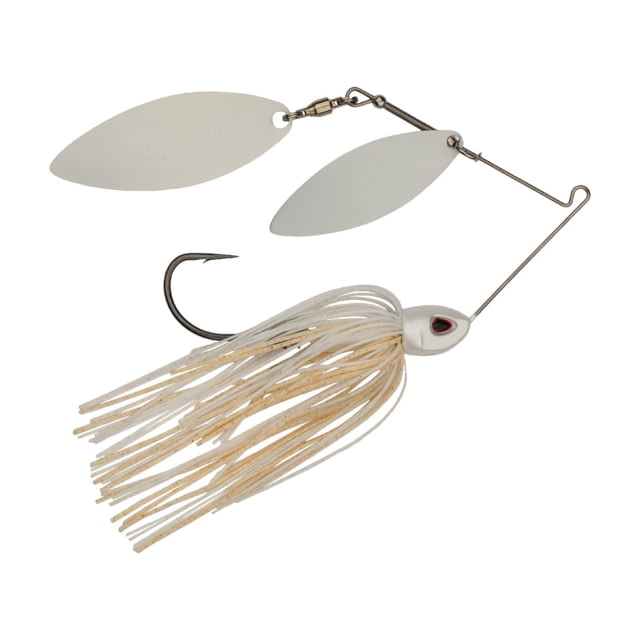 Berkley Berkley Power Blade Compact Double Williw Spinnerbait 3/4oz White/White + White
