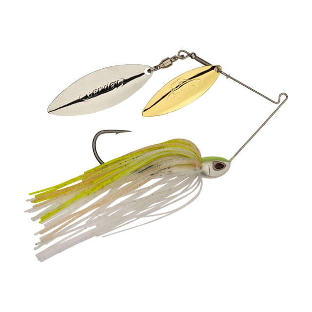 Berkley Berkley Power Blade Compact Double Williw Spinnerbait 3/8oz E2 Magic/Gold + Silver