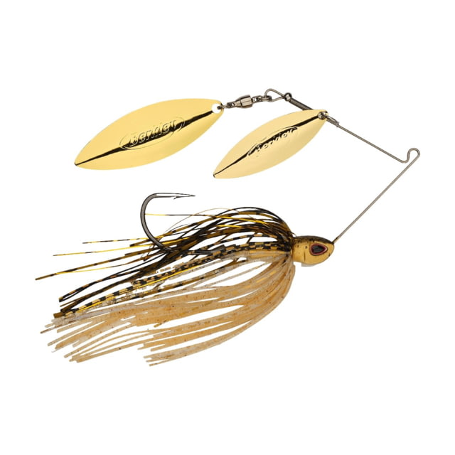 Berkley Berkley Power Blade Compact Double Williw Spinnerbait 3/8oz Golden Shiner/Gold + Gold