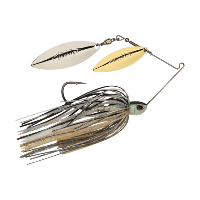 Berkley Berkley Power Blade Compact Double Williw Spinnerbait 3/8oz Shad Spawn/Gold + Silver
