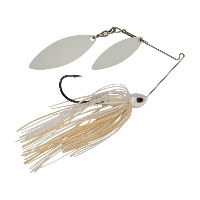 Berkley Berkley Power Blade Compact Double Williw Spinnerbait 3/8oz White/White + White