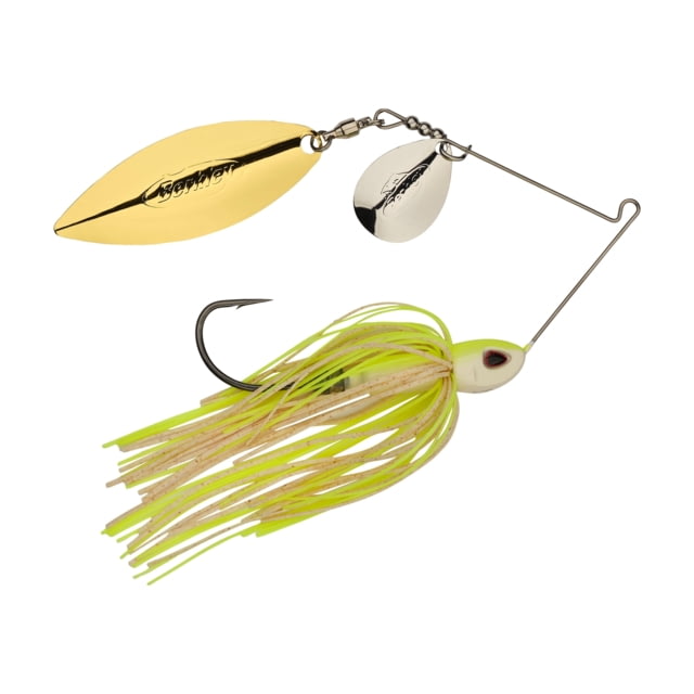 Berkley Power Blade Compact Spinnerbait 3/4 oz Colorado Willow White Chartreuse