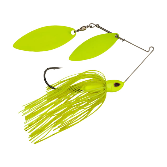 Berkley Power Blade Compact Spinnerbait 3/4 oz Willow Willow Double Painted Chartreuse