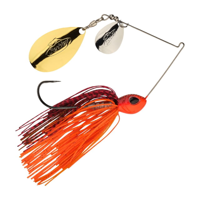 Berkley Berkley Power Blade Standard Colorado/Indiana Spinnerbait 3/4oz Fire Craw/Silver + Gold