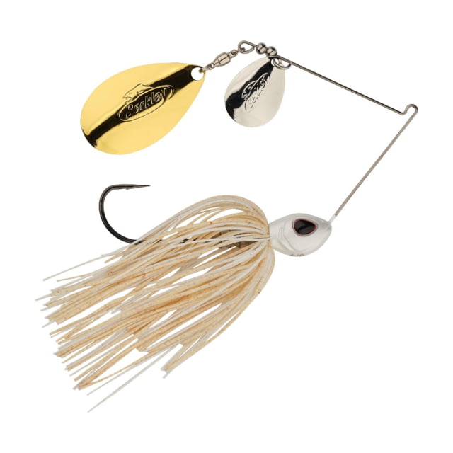 Berkley Berkley Power Blade Standard Colorado/Indiana Spinnerbait 3/4oz White/Silver + Gold