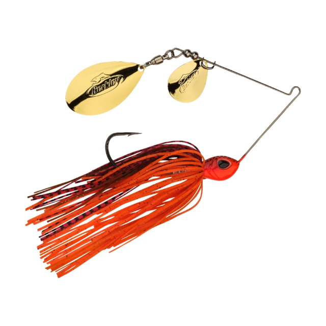 Berkley Berkley Power Blade Standard Colorado/Indiana Spinnerbait 3/8oz Fire Craw/Gold + Gold