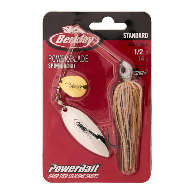 Berkley Berkley Power Blade Standard Colorado/Willow Spinnerbait 1/2oz Herring/Gold + Silver