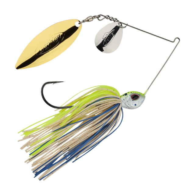 Berkley Berkley Power Blade Standard Colorado/Willow Spinnerbait 1/2oz Old School/Silver + Gold