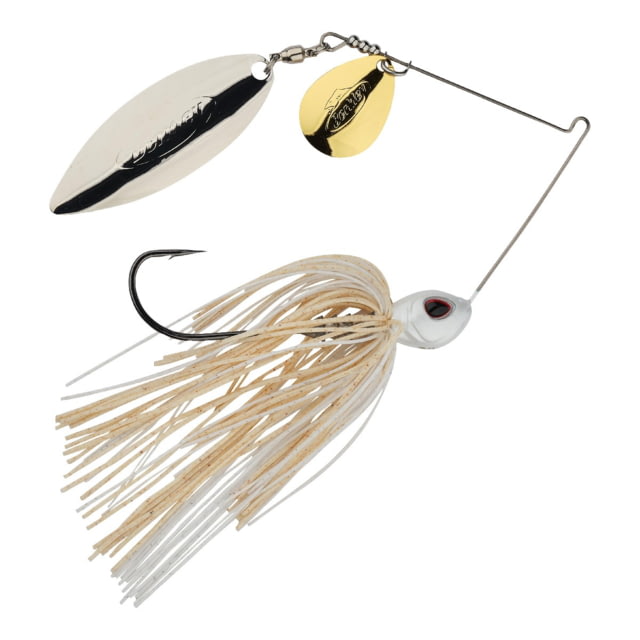Berkley Berkley Power Blade Standard Colorado/Willow Spinnerbait 1/2oz White/Gold + Silver