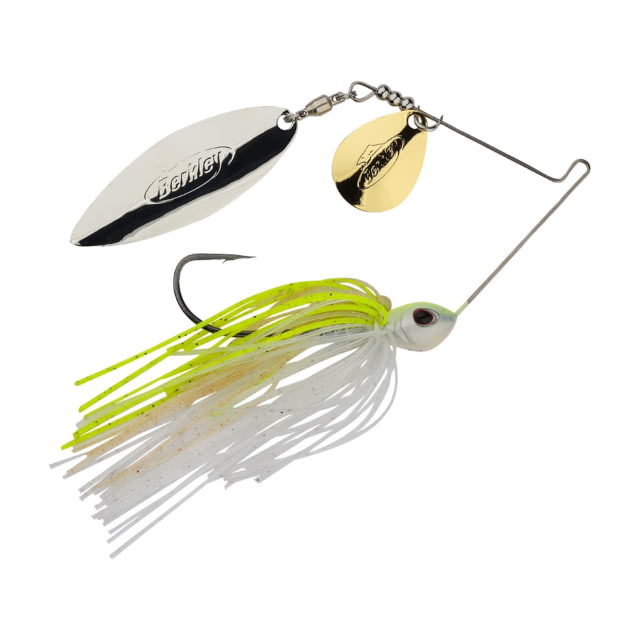 Berkley Berkley Power Blade Standard Colorado/Willow Spinnerbait 1/4oz E2 Magic/Gold + Silver