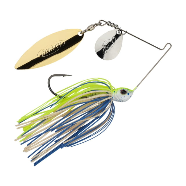 Berkley Berkley Power Blade Standard Colorado/Willow Spinnerbait 1/4oz Old School/Silver + Gold