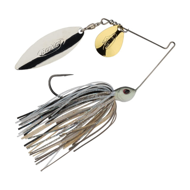 Berkley Berkley Power Blade Standard Colorado/Willow Spinnerbait 1/4oz Shad Spawn/Gold + Silver