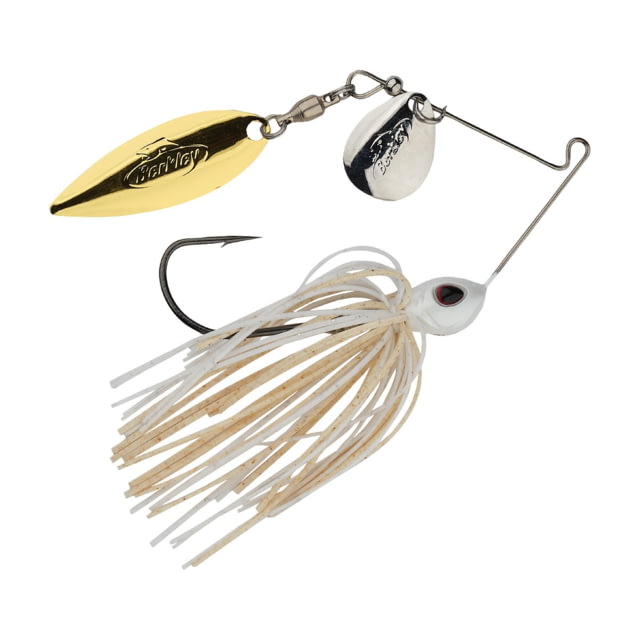 Berkley Berkley Power Blade Standard Colorado/Willow Spinnerbait 3/16oz White/Silver + Gold