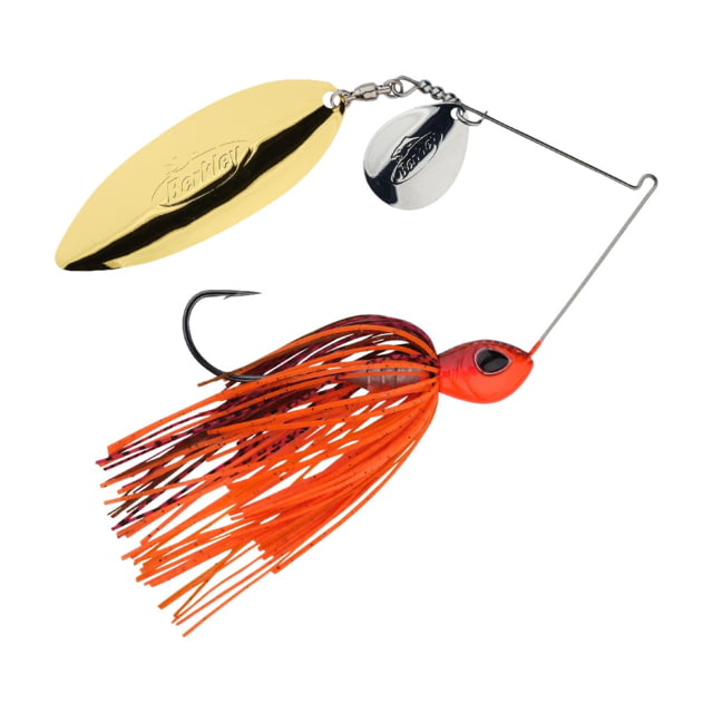 Berkley Berkley Power Blade Standard Colorado/Willow Spinnerbait 3/4oz Fire Craw/Silver + Gold