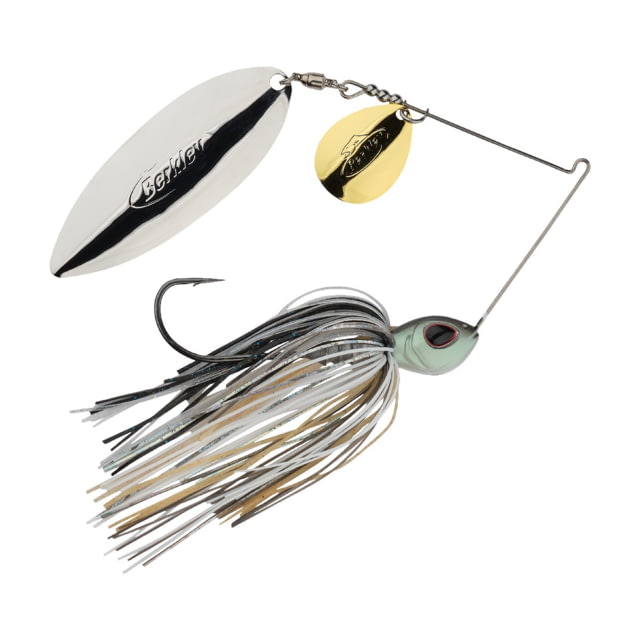 Berkley Berkley Power Blade Standard Colorado/Willow Spinnerbait 3/4oz Shad Spawn/Gold + Silver