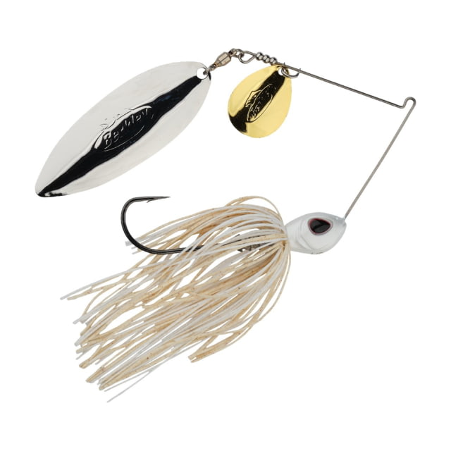 Berkley Berkley Power Blade Standard Colorado/Willow Spinnerbait 3/4oz White/Gold + Silver