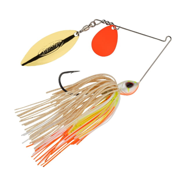Berkley Berkley Power Blade Standard Colorado/Willow Spinnerbait 3/8oz Coleslaw/Orange + Gold
