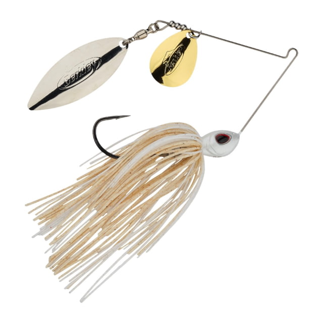 Berkley Berkley Power Blade Standard Colorado/Willow Spinnerbait 3/8oz White/Gold + Silver