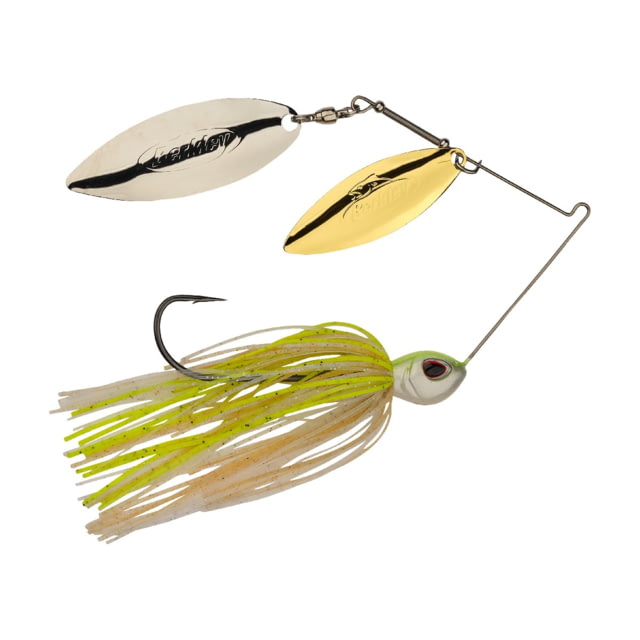 Berkley Berkley Power Blade Standard Double Willow Spinnerbait 1/2oz E2 Magic/Gold + Silver