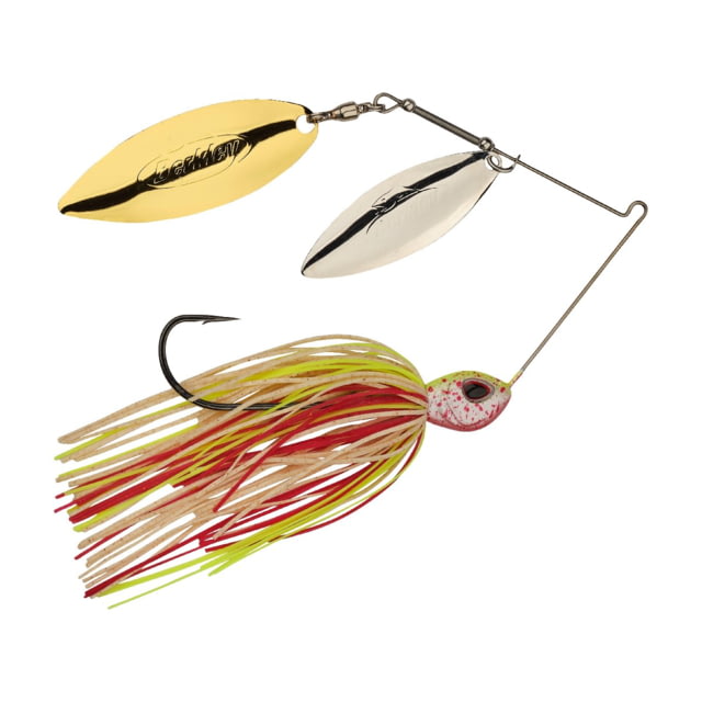 Berkley Berkley Power Blade Standard Double Willow Spinnerbait 1/2oz Hot Slaw/Silver + Gold
