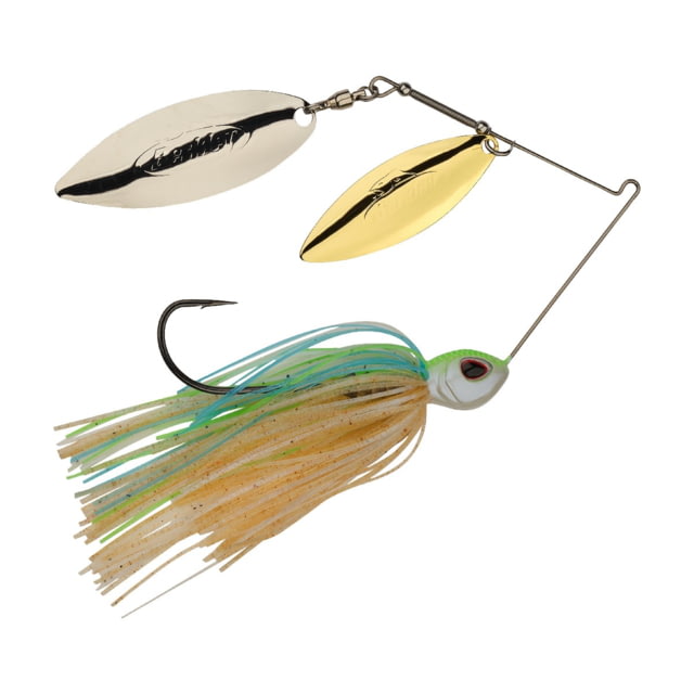 Berkley Berkley Power Blade Standard Double Willow Spinnerbait 1/2oz Pretty One/Gold + Silver
