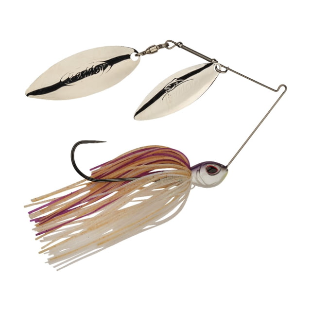 Berkley Berkley Power Blade Standard Double Willow Spinnerbait 1/2oz Purple Rain/Silver + Silver