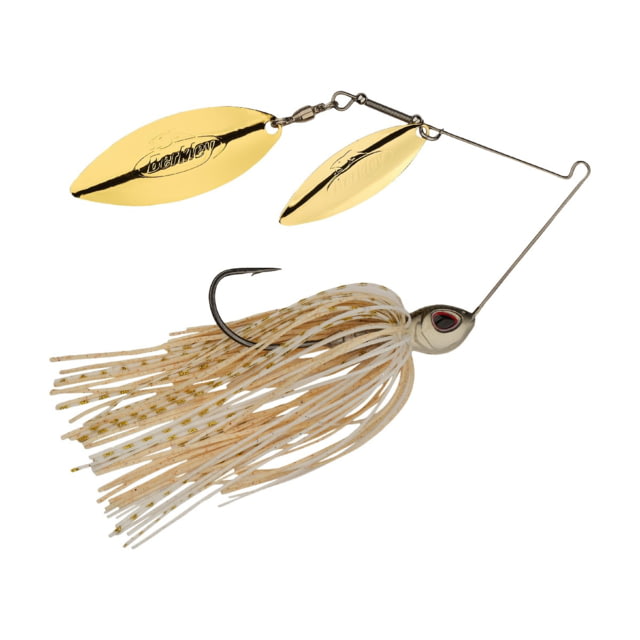 Berkley Berkley Power Blade Standard Double Willow Spinnerbait 3/8oz Crypto/Gold + Gold
