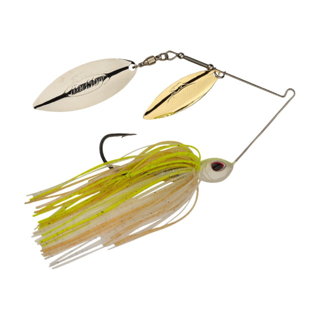 Berkley Berkley Power Blade Standard Double Willow Spinnerbait 3/8oz E2 Magic/Gold + Silver