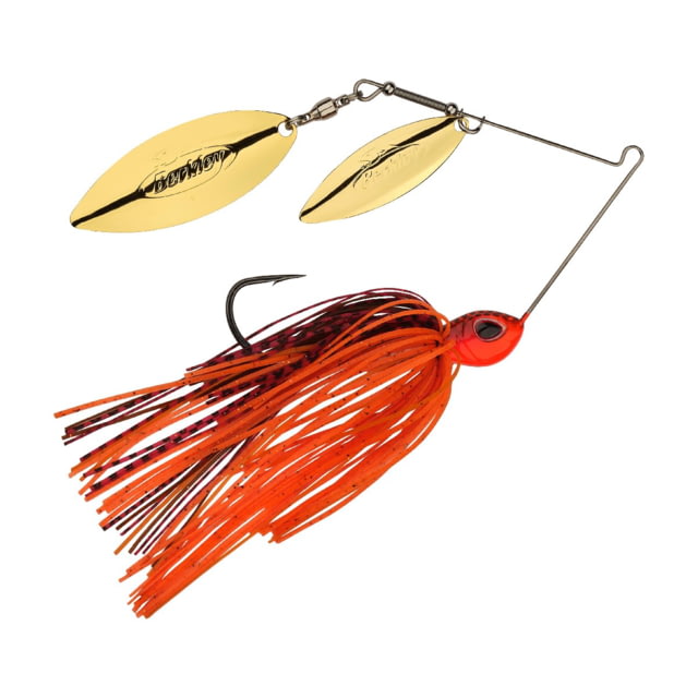 Berkley Berkley Power Blade Standard Double Willow Spinnerbait 3/8oz Fire Craw/Gold + Gold