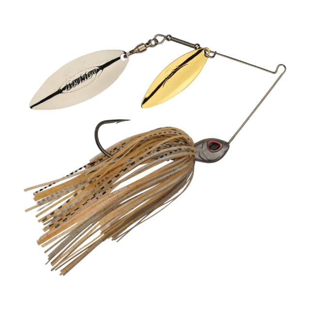 Berkley Berkley Power Blade Standard Double Willow Spinnerbait 3/8oz Silver Bullet/Gold + Silver