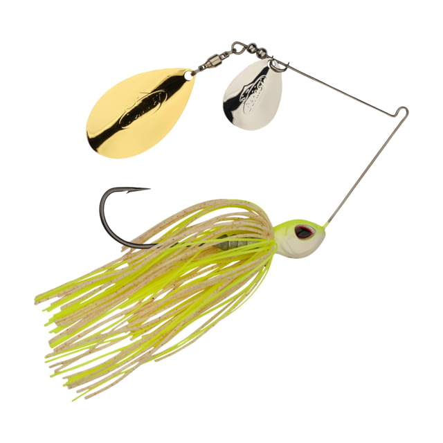 Berkley Power Blade Standard Spinnerbait 1/2 oz Colorado Indiana White Chartreuse